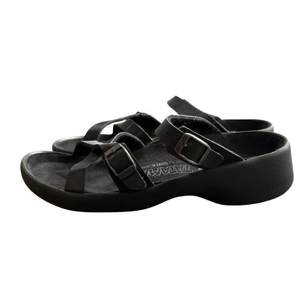 Tatami Birkenstock Black Strappy Sandals Women's Size 6 Regular - Picture 3 of 7